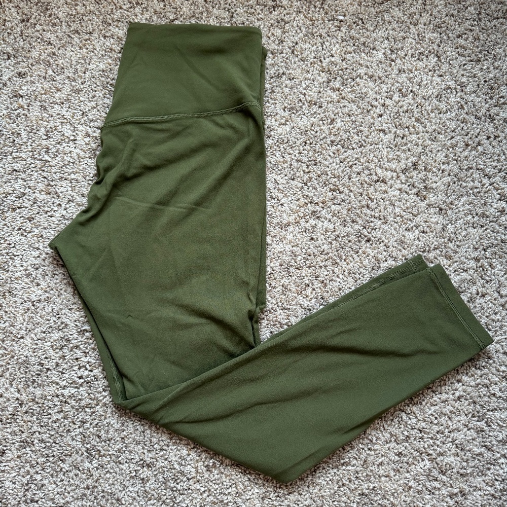 Athleta Ultra High Rise Elation 7/8 Tight Green